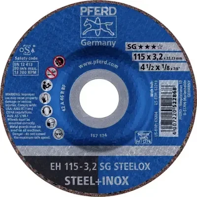 Pferd EH 115-3.2 SG STEELOX Trennscheibe, 115x3.2x22.23mm, 25 Stück