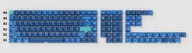 Keychron OEM Dye-Sub Full Set Keycap-Set Ocean - Version C, Kunststoff (PBT), Ocean, blau, 137 Tasten, ANSI-US