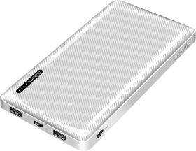LogiLink Powerbank 10000mAh 2x USB-A 1x USB-C weiß