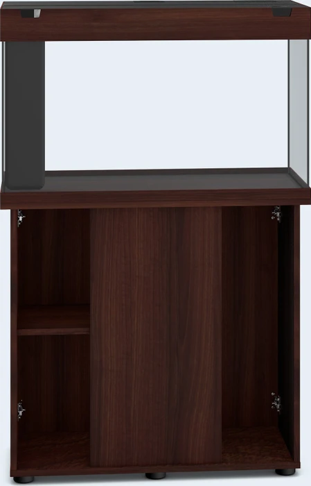 Juwel Rio 125 LED Aquarium-Set mit Unterschrank, dunkles Holz/dunkles Holz, 125l