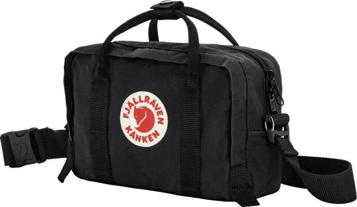 Fjällräven Kanken Crossbody Umhängetasche schwarz