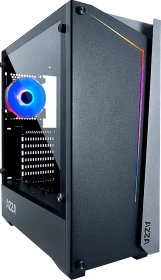 AZZA Apollo 430 DF2, schwarz, Glasfenster (CSAZ-430B-DF2)
