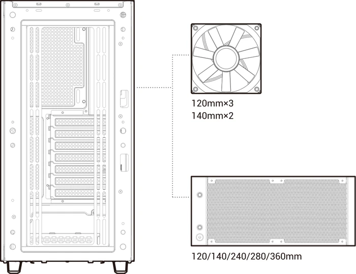 DeepCool CH510 Mesh Digital, schwarz, Glasfenster