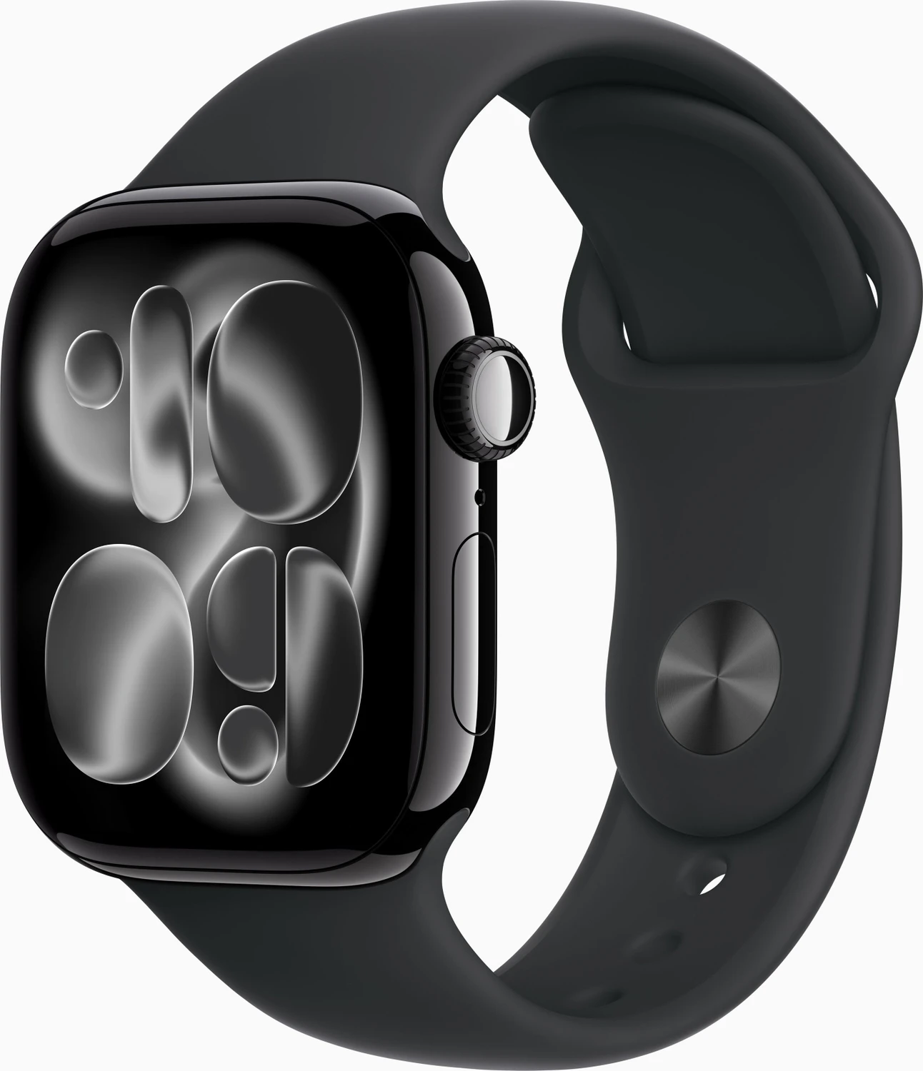 Apple Watch Series 11 (GPS) 42mm Aluminium diamantschwarz mit Sportarmband S/M schwarz