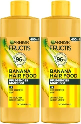 Garnier Fructis Hair Food Banana Shampoo, 400ml