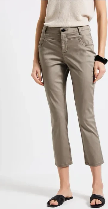 Street One 7/8-Satin Hose cool ivory (Damen)