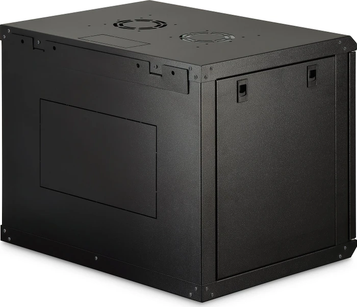 Digitus Dynamic-N Serie 19" Wandgehäuse 9HE, unmontiert, Sicherheitsglastür, IP2X, RAL 9005, 450mm tief