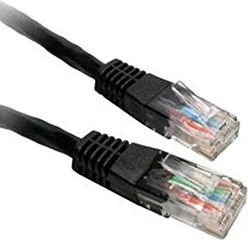 goobay Patchkabel, Cat5e, F/UTP, RJ-45/RJ-45, 2m, schwarz