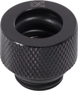 Alphacool Eiszapfen HF G1/4" auf 12mm HardTube Anschraubtülle, deep black, 6er-Pack