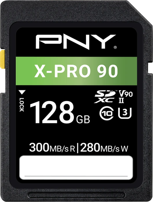PNY EliteX-PRO 90 R300/W280 128GB, UHS-II U3, Class 10