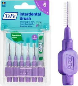 TePe Original Interdentalbürste violett, 6 Stück