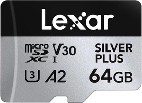 Lexar Professional SILVER PLUS R205/W100 64GB Kit, UHS-I U3, A2, Class 10