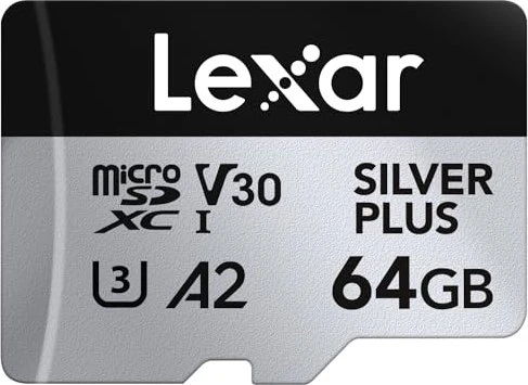 Lexar Professional SILVER PLUS R205/W100 64GB Kit, UHS-I U3, A2, Class 10