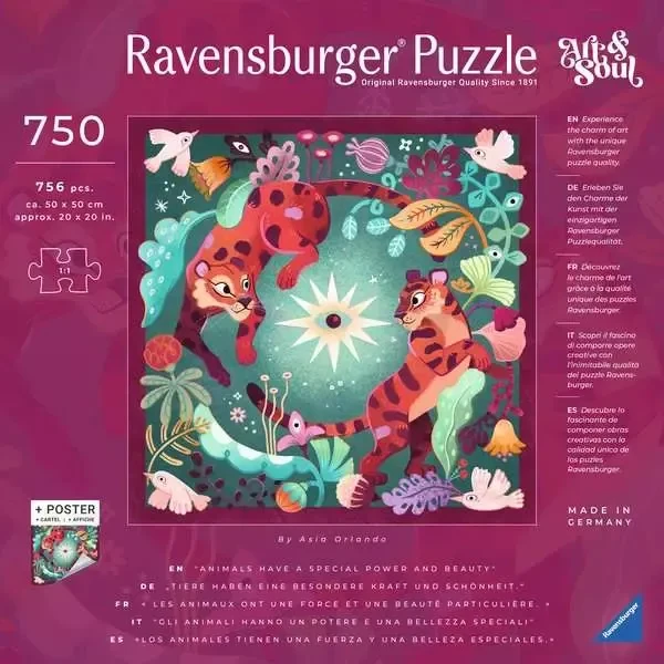 Ravensburger Puzzle Art & Soul Animal Dreams