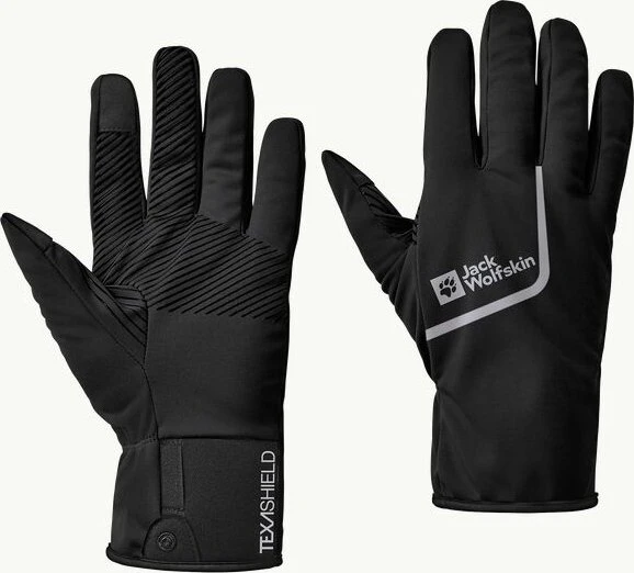 Jack Wolfskin Morobbia Light Fahrradhandschuhe schwarz