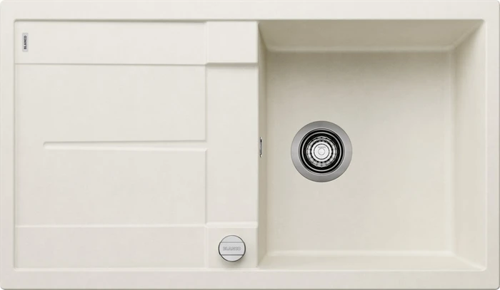 Blanco Metra 5 S Becken reversibel mit Ablauffernbedienung softweiß