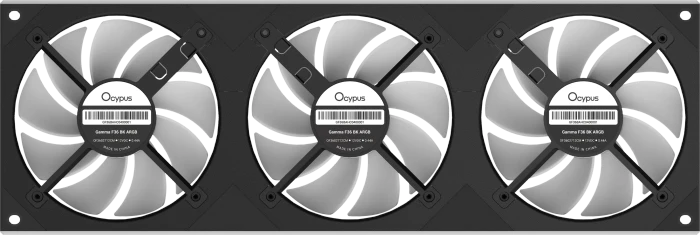 Ocypus Gamma F36 BK ARGB, schwarz, 3x 120mm
