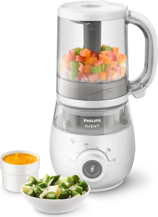 Philips Avent SCF883/20 Dampfgarer mit Mixer Babykostzubereiter Geschenkset