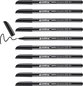 edding 1200 schwarz, 10er-Pack