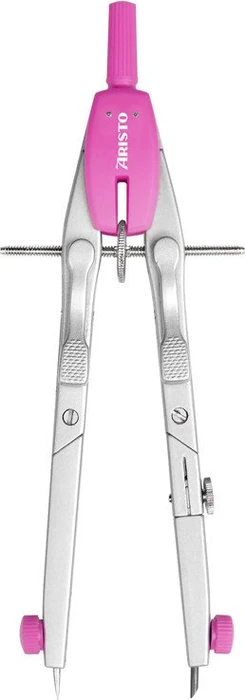 Aristo BTS Schnellverstellzirkel 2 Gelenke, silber/pink