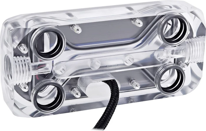 Alphacool GPX SLI Connector Dual asymetric - 4-Slot, Acryl, Acetal