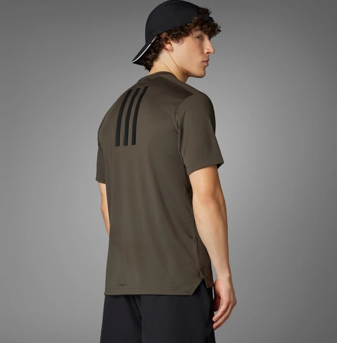 adidas Power Workout Funktionsshirt kurzarm shadow olive/black (Herren)