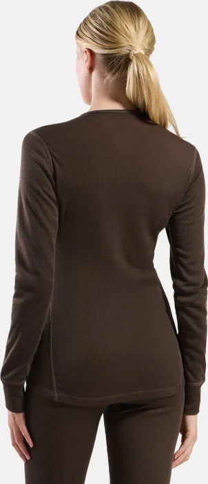Odlo Active Warm Eco Funktionsshirt langarm brown granite (Damen)