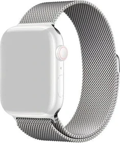 Decoded Stainless Steel Traction Strap für Apple Watch (38mm/40mm/41mm) silber