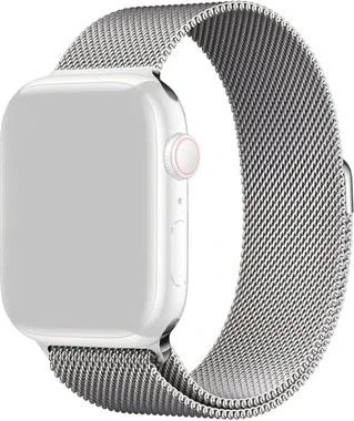 Decoded Stainless Steel Traction Strap für Apple Watch (38mm/40mm/41mm) silber