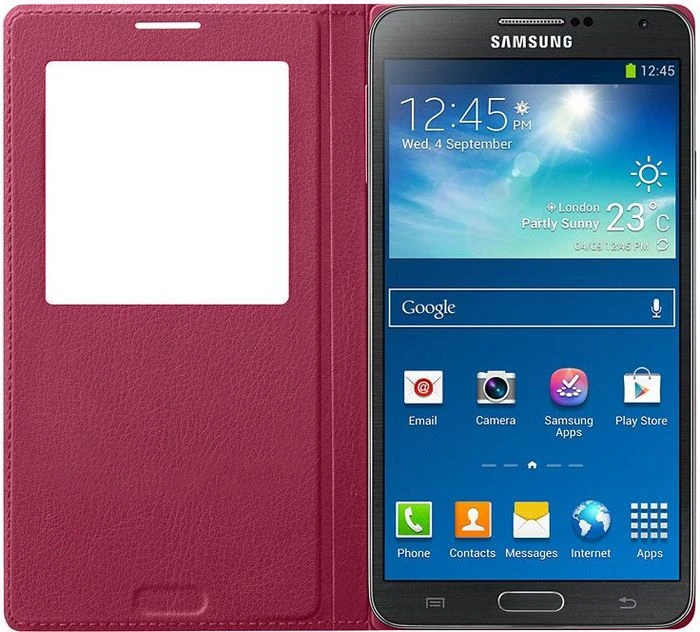Samsung S-View Cover für Galaxy Note 3 rot