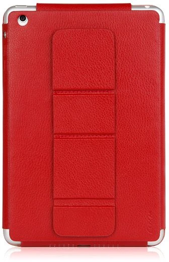 Luxa2 Lucca iPad mini Leder Schutzhülle und Stand rot