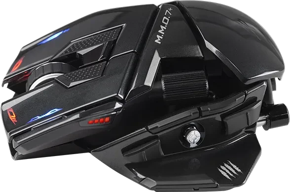 MadCatz M.M.O 7+ Wireless Gaming Mouse schwarz, USB