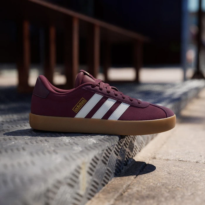 adidas VL Court 3.0 shadow red/off white/maroon (Damen)