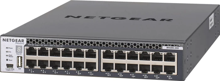 Netgear ProSAFE M4300 Desktop 10G Managed Switch, 20x RJ-45, 4x RJ-45/SFP+