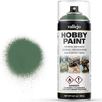 Vallejo Hobby Paint Spray Fantasy Color Primer sick green, 400ml