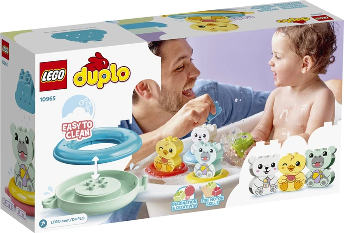 LEGO DUPLO - Badewannenspaß: Schwimmender Tierzug