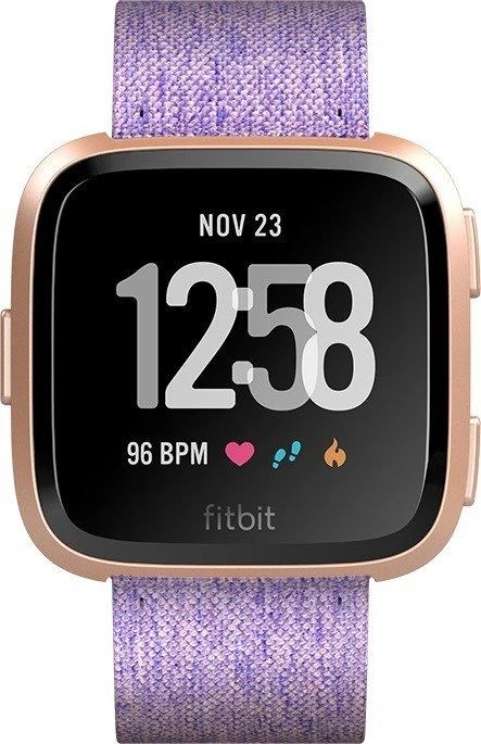 Fitbit Versa Special Edition Aktivitäts-Tracker lavender woven/rosegold aluminium