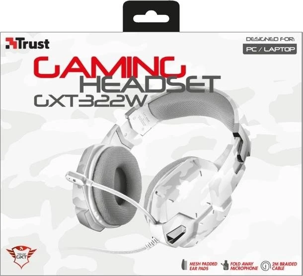 Trust Gaming GXT 322W Carus Snow Camo