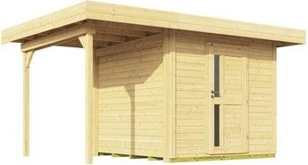 Weka 172 A 382x241cm Gartenhaus natur