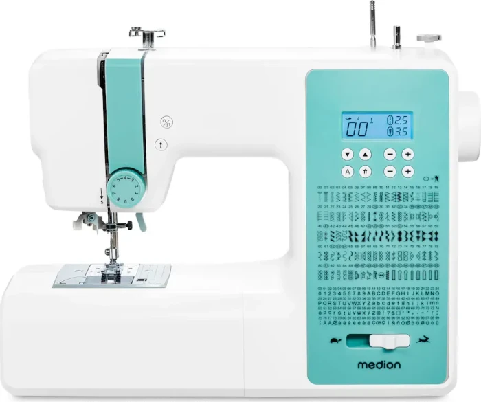 Medion Life SD36 MD11881 Nähmaschine weiß/türkis