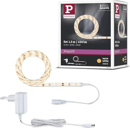 Paulmann SimpLED LED-Streifen 5W warmweiß beschichtet 1.5m