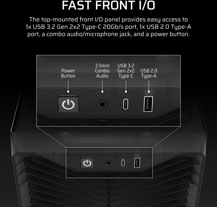 Corsair 3200D RS Smoke, grau, Glasfenster