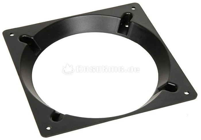 Bitspower Ultimate Lüfteradapter/Fan Adapter 140mm auf 120mm schwarz