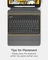 Inateck Tastatur Hülle für iPad Air 6 11"/iPad Air 5/iPad 10/iPad Pro 11", schwarz, UK Vorschaubild
