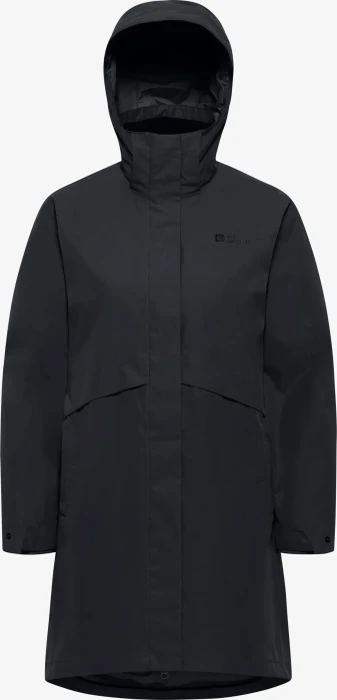 Jack Wolfskin Baylight 3in1 Funktionsmantel schwarz (Damen)
