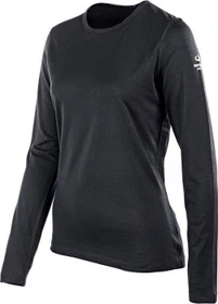 Icebreaker Oasis Crewe Funktionsshirt langarm schwarz (Damen)