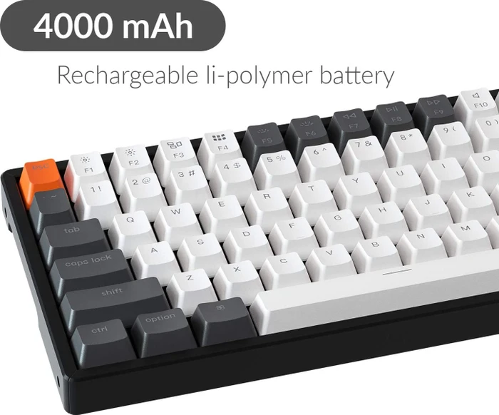 Keychron K2 V2, LEDs RGB, hot-swap, Gateron BLUE, USB/Bluetooth, US