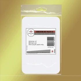 Redgrass Wet Palette Painter V2 Hydration Paper Sheets, 50 Stück