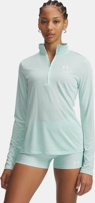 Under Armour Tech Twist Half Zip Funktionsshirt langarm refresh mint/white (Damen)