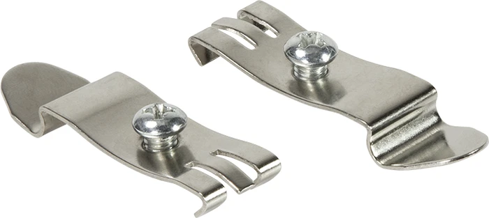 LogiLink Hutschienenhalter mit Befestigungsschraube, Metall, 2 Stück